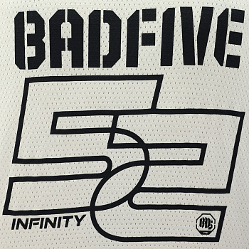 ATSW383-1 Футболка Badfive Streetball белый